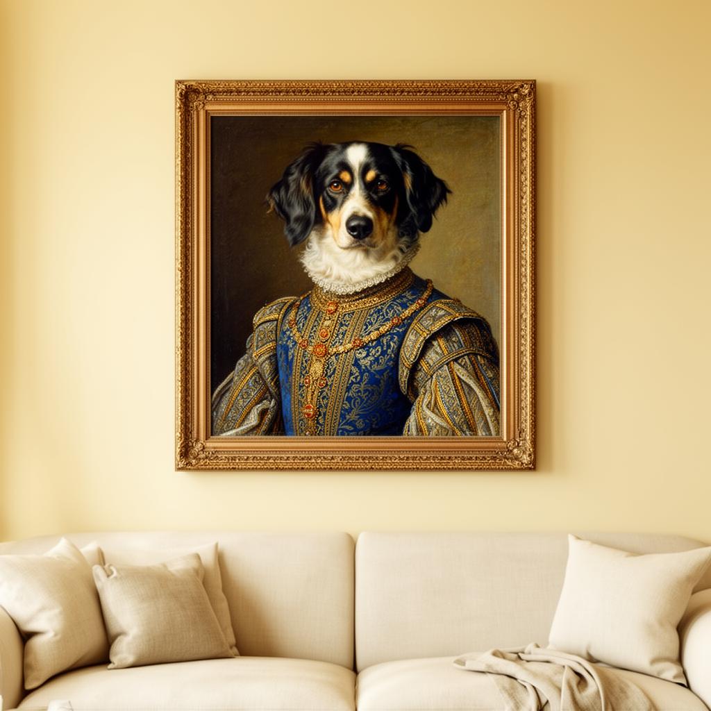 Your pet on Framed portraits