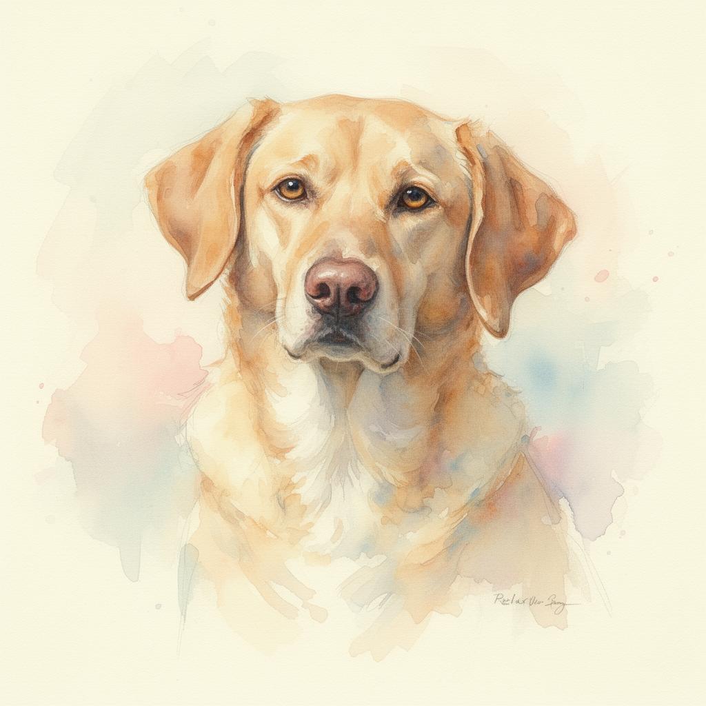 The Watercolor Portrait